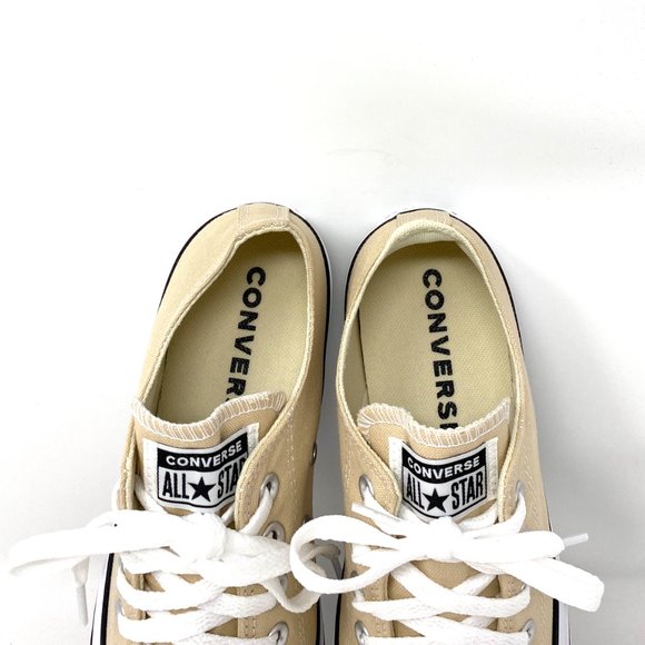 Converse CTAS OX Farro Beige Low Sneakers Canvas M - Picture 5 of 9